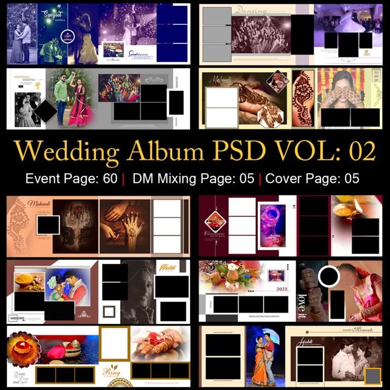 Wedding Album PSD - SK Album