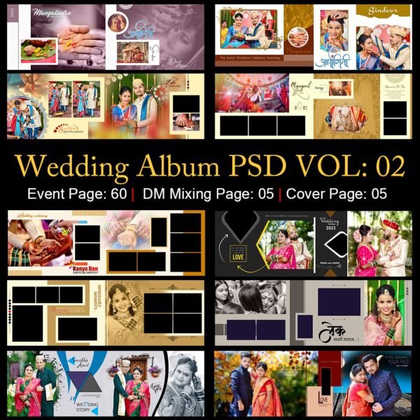 Wedding Album PSD