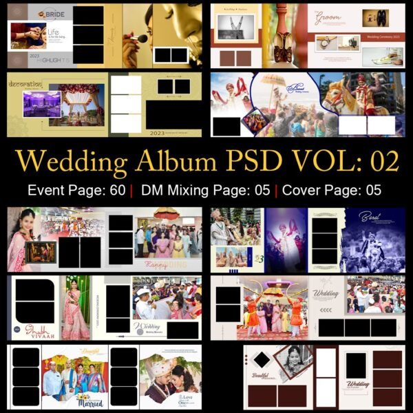 Wedding Album PSD VOL 02