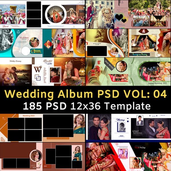 Wedding Album PSD VOL 4