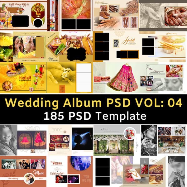 Wedding Album 12x36 Vol 04 PSD